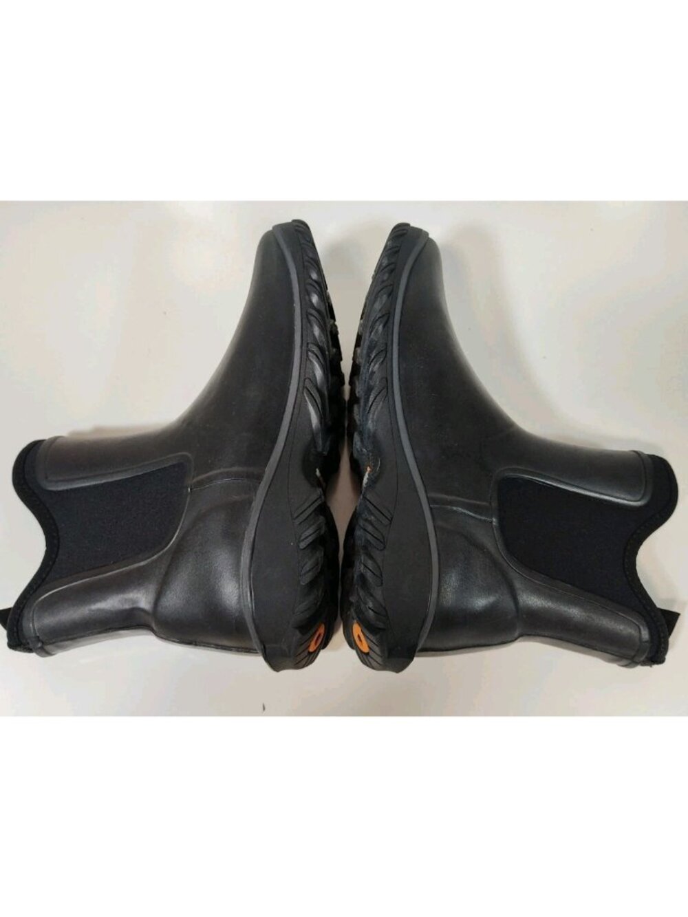 Bogs Sauvie Slip-On Chelsea Boots Women's 9 Rainboots 72203-001 Black - Picture 6 of 10